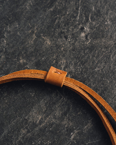 Crescioni Georgia Necklace, Saddle Brown