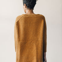 7115 Exposed Seams Sweater, Pumpkin