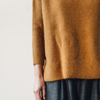 7115 Exposed Seams Sweater, Pumpkin