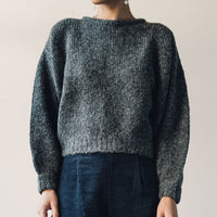 Atelier Delphine Balloon Sleeve Sweater, Charcoal