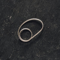 Mirta Orbit Double Ring, Silver