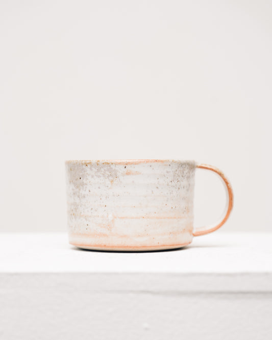 Natasha Alphonse Peach Shino Mug, Reduction Fired