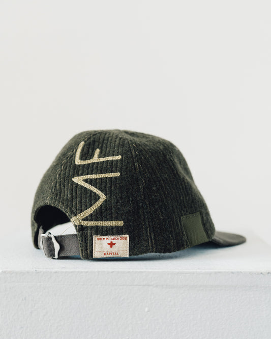 Kapital Wool Military Cap, Khaki