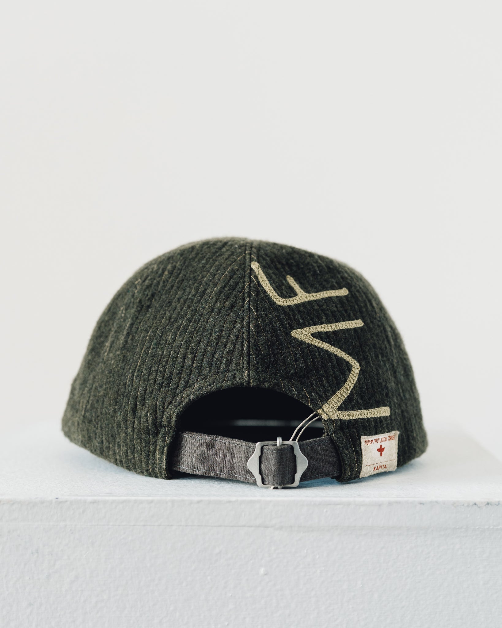 Kapital Wool Military Cap, Khaki | Glasswing