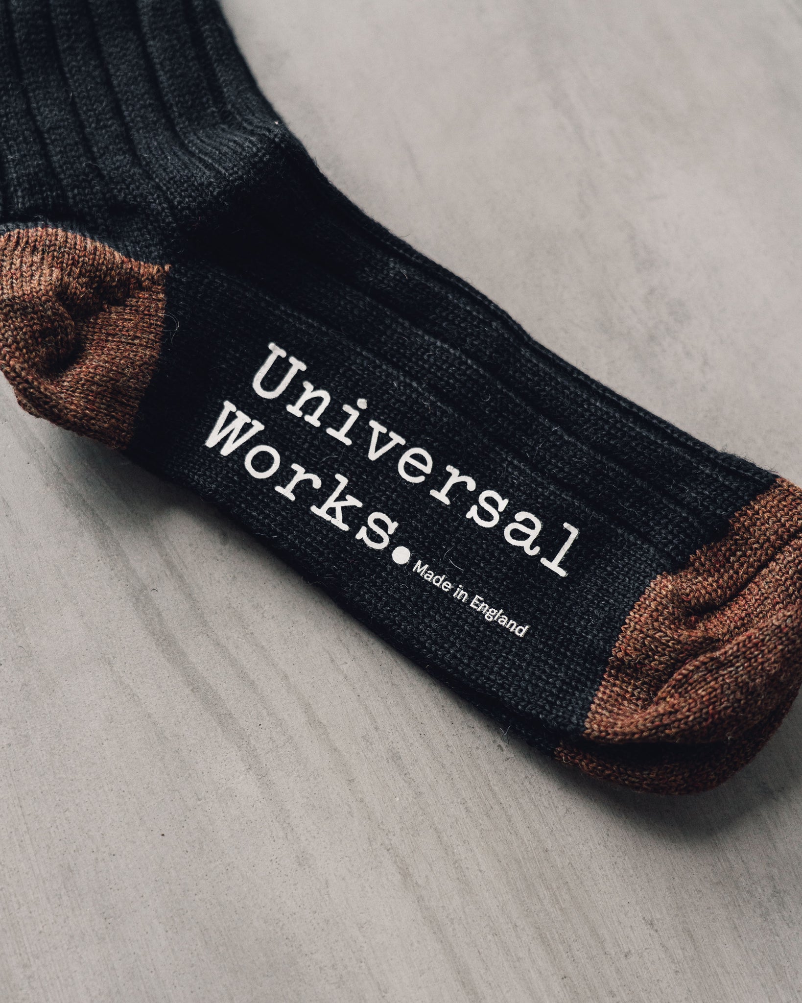 Universal Works Hike Sock, Navy