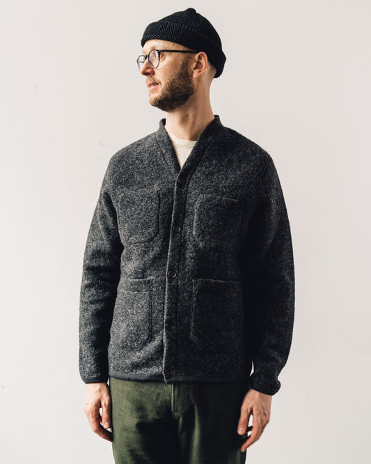 Universal Works Cardigan, Charcoal