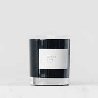 Lightwell Tumbler Candle, Black