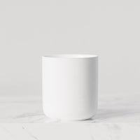 Lightwell White Ceramic Candle