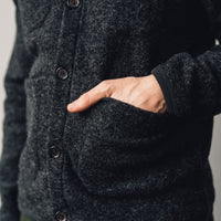 Universal Works Cardigan, Charcoal