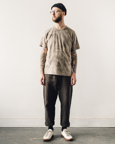 Kapital Dip Dye Unisex Crew, Grey