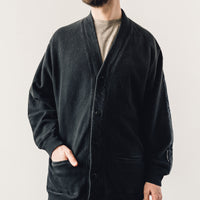 Kapital Unisex Bivouac Cardigan, Black