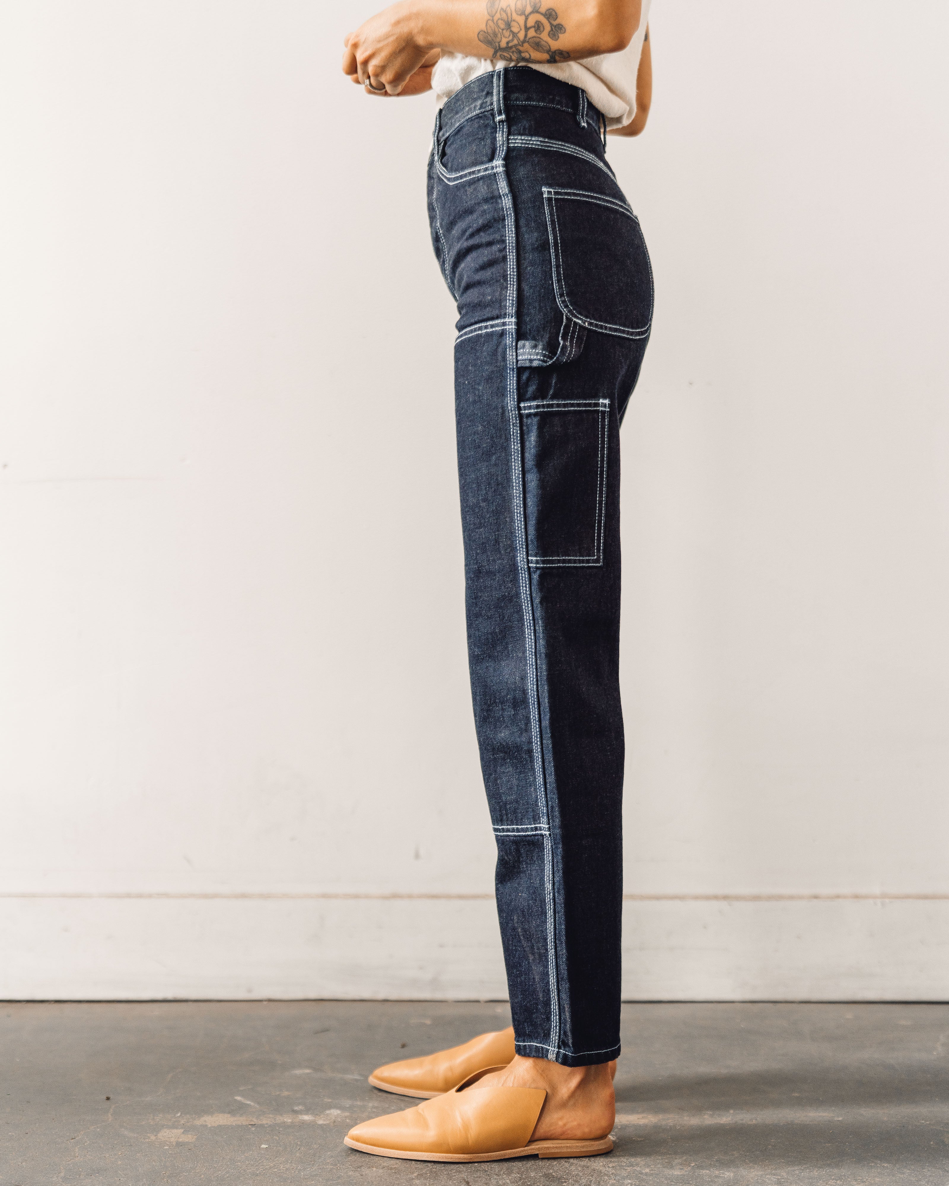 jesse kamm_patchfront handy pants_パンツ Jesse Kamm Patchfront Handy Pant, Black/Natural – Glasswing