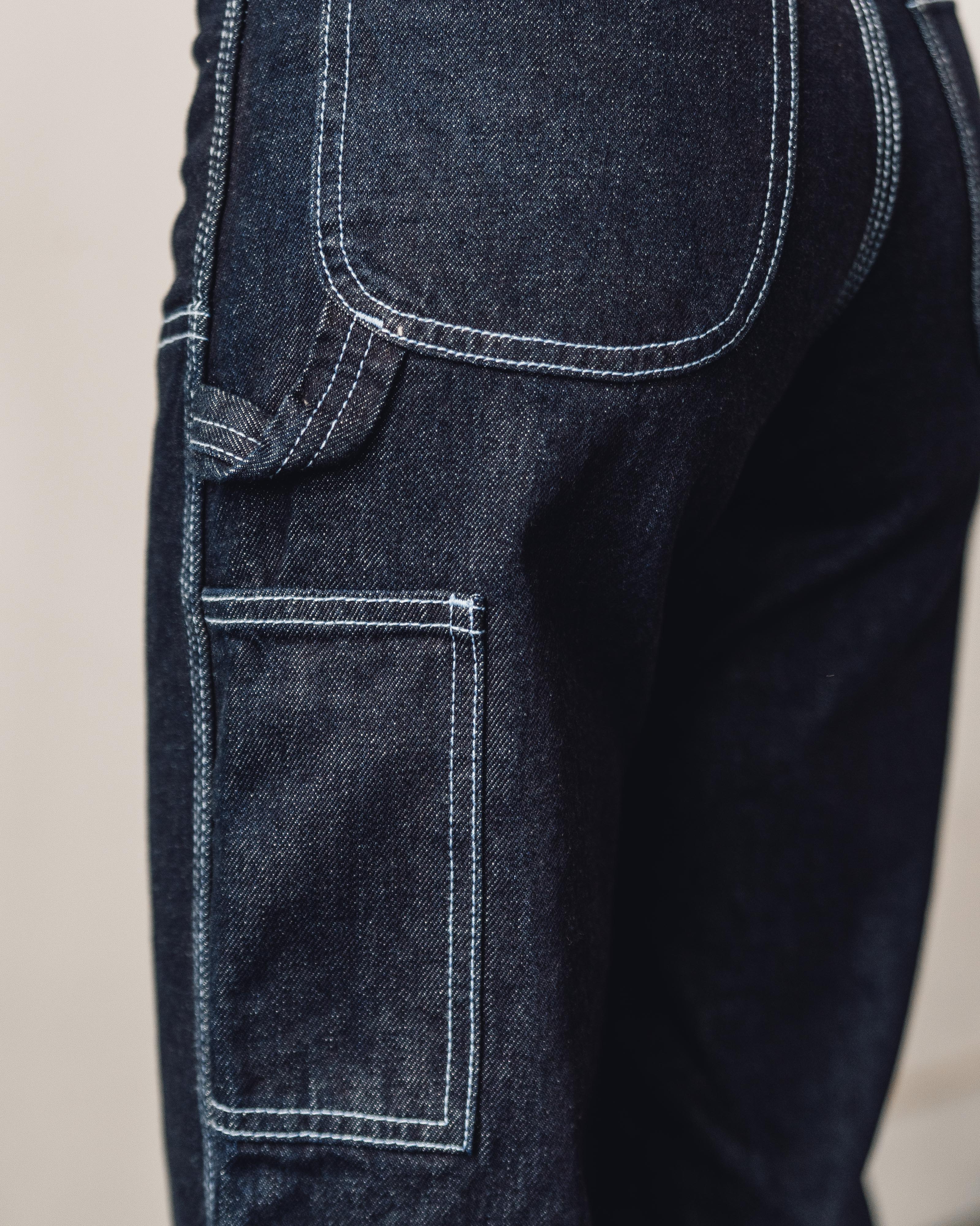Jesse Kamm Patchfront Handypant, Dark Blue – Glasswing