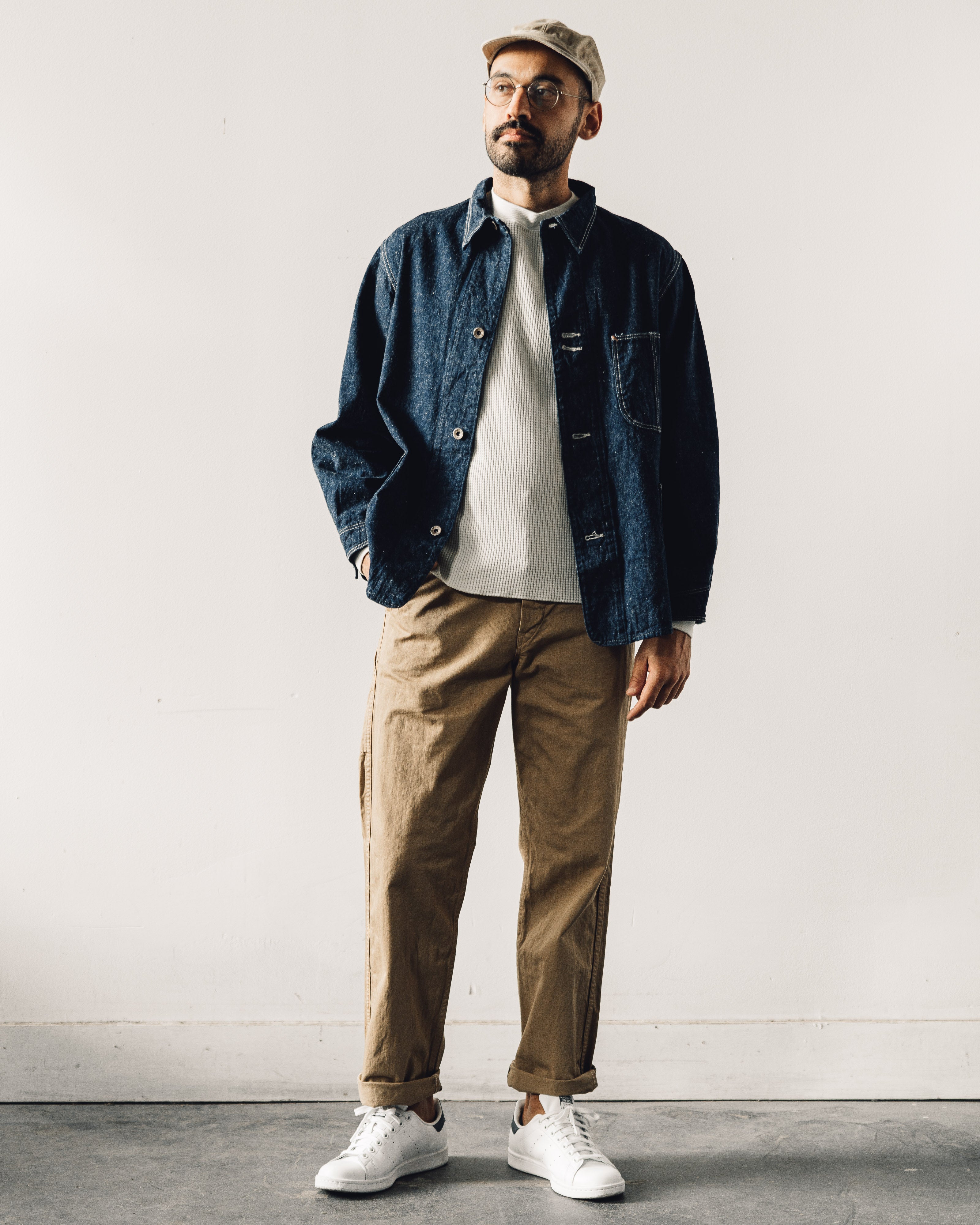OrSlow Unisex 9oz Denim Coverall, One Wash – Glasswing