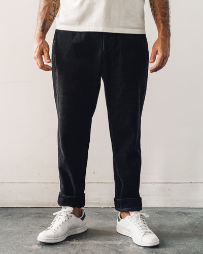 Engineered Garments Andover Pant, Black Corduroy