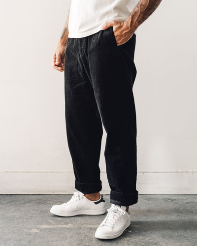 Engineered Garments Andover Pant, Black Corduroy