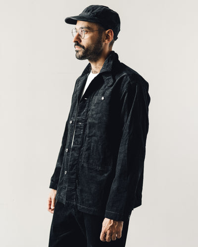 Engineered Garments Fatigue Shirt, Black Corduroy