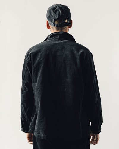 Engineered Garments Fatigue Shirt, Black Corduroy