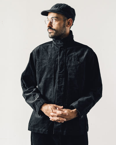 Engineered Garments Fatigue Shirt, Black Corduroy