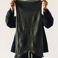 Engineered Garments Knit Scarf, Olive