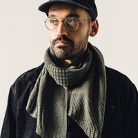 Engineered Garments Knit Scarf, Olive