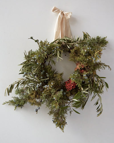 Holiday Evergreen Wreath