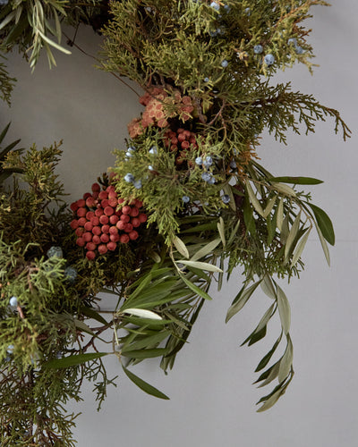 Holiday Evergreen Wreath