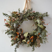 Holiday Eucalyptus Wreath