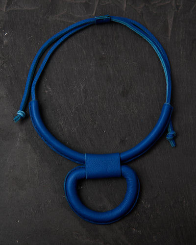 Crescioni Union Necklace, Cobalt