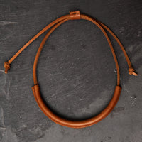 Crescioni Circuit Necklace, Saddle Brown