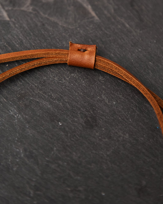 Crescioni Circuit Necklace, Saddle Brown