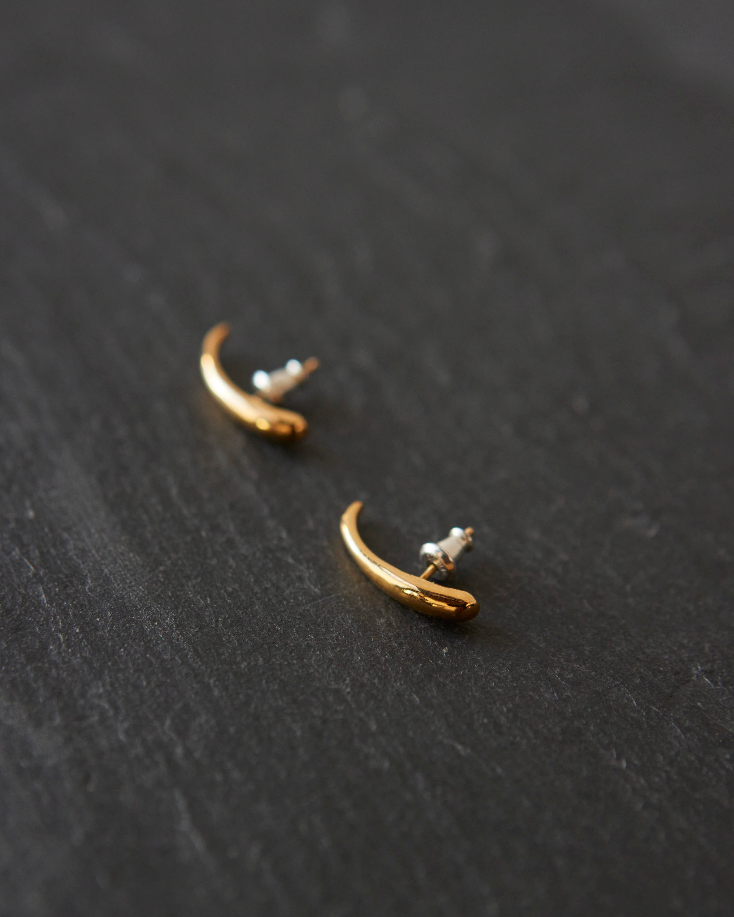 Hernan Herdez Everyday Drop Earrings, 18k Plated Brass – Glasswing