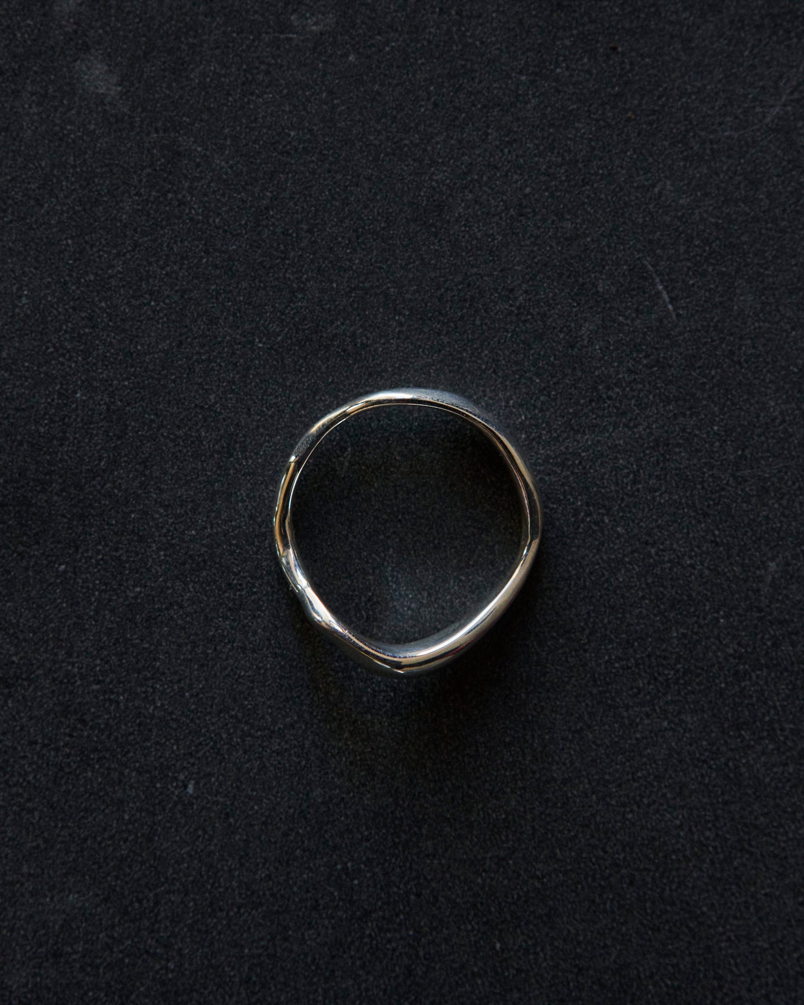Hernan Herdez Melted Ring, Sterling Silver | Glasswing