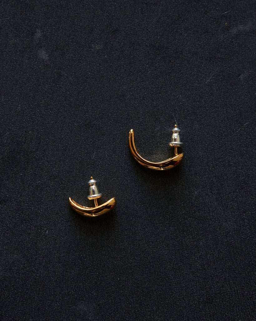 Hernan Herdez Vuelta Earrings, 18k Plated Brass | Glasswing