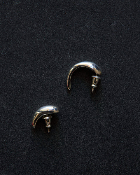 Hernan Herdez Vuelta Earrings, Sterling Silver – Glasswing