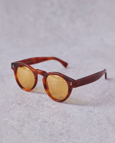 Illesteva Leonard Sunglasses, Red Havana