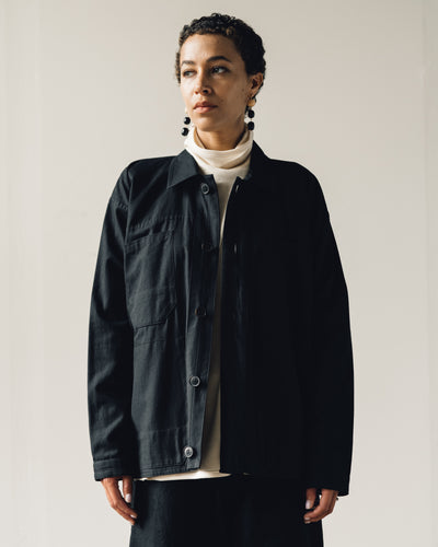 Jan-Jan Van Essche Jacket #30, Black Soft Twill