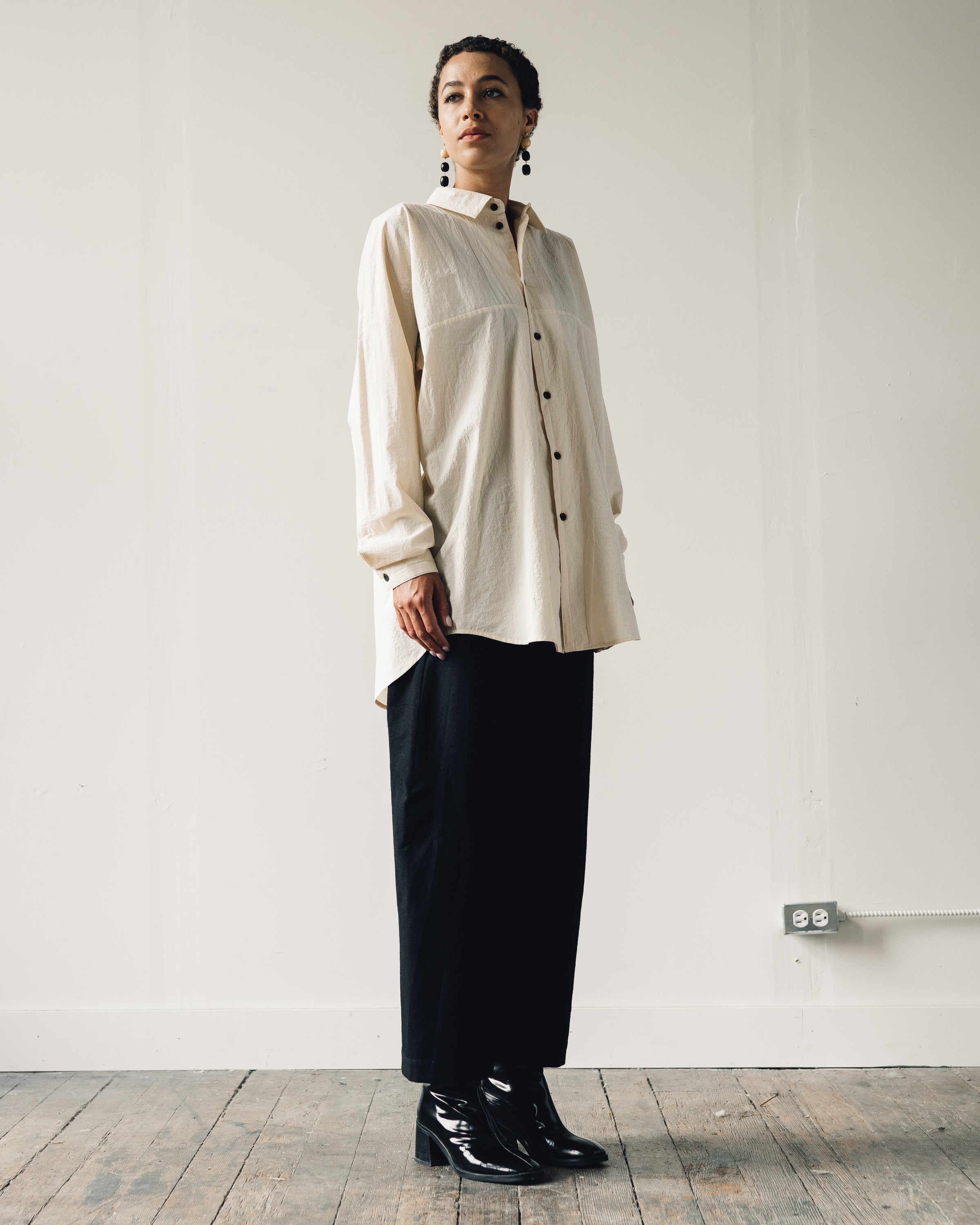 トップス JAN JAN VAN ESSCHE SHIRTS Jan-Jan Van Essche Shirt #90, Wind Kasuri – Glasswing