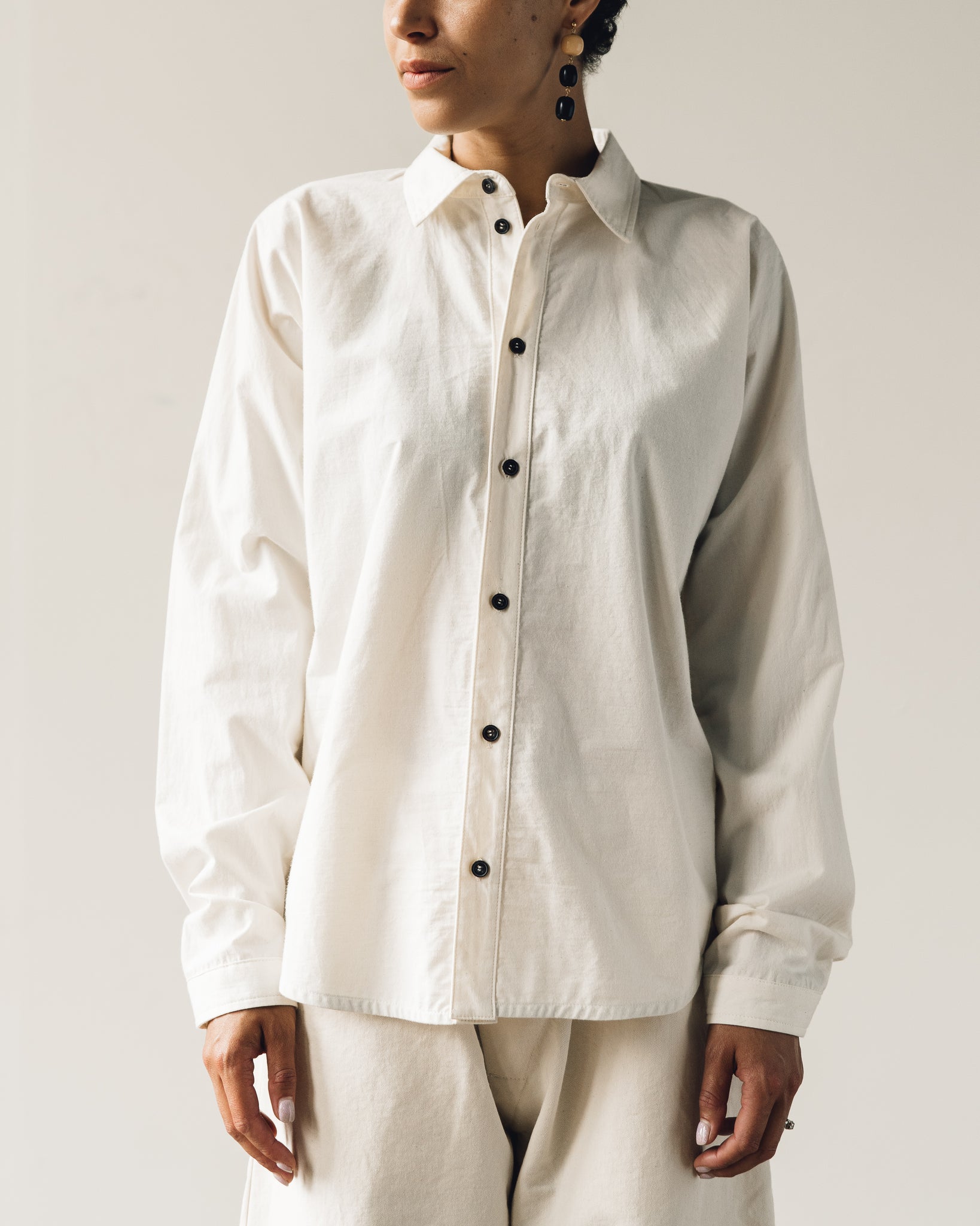 Jan-Jan Van Essche Shirt #69, Natural Light Buff Cotton