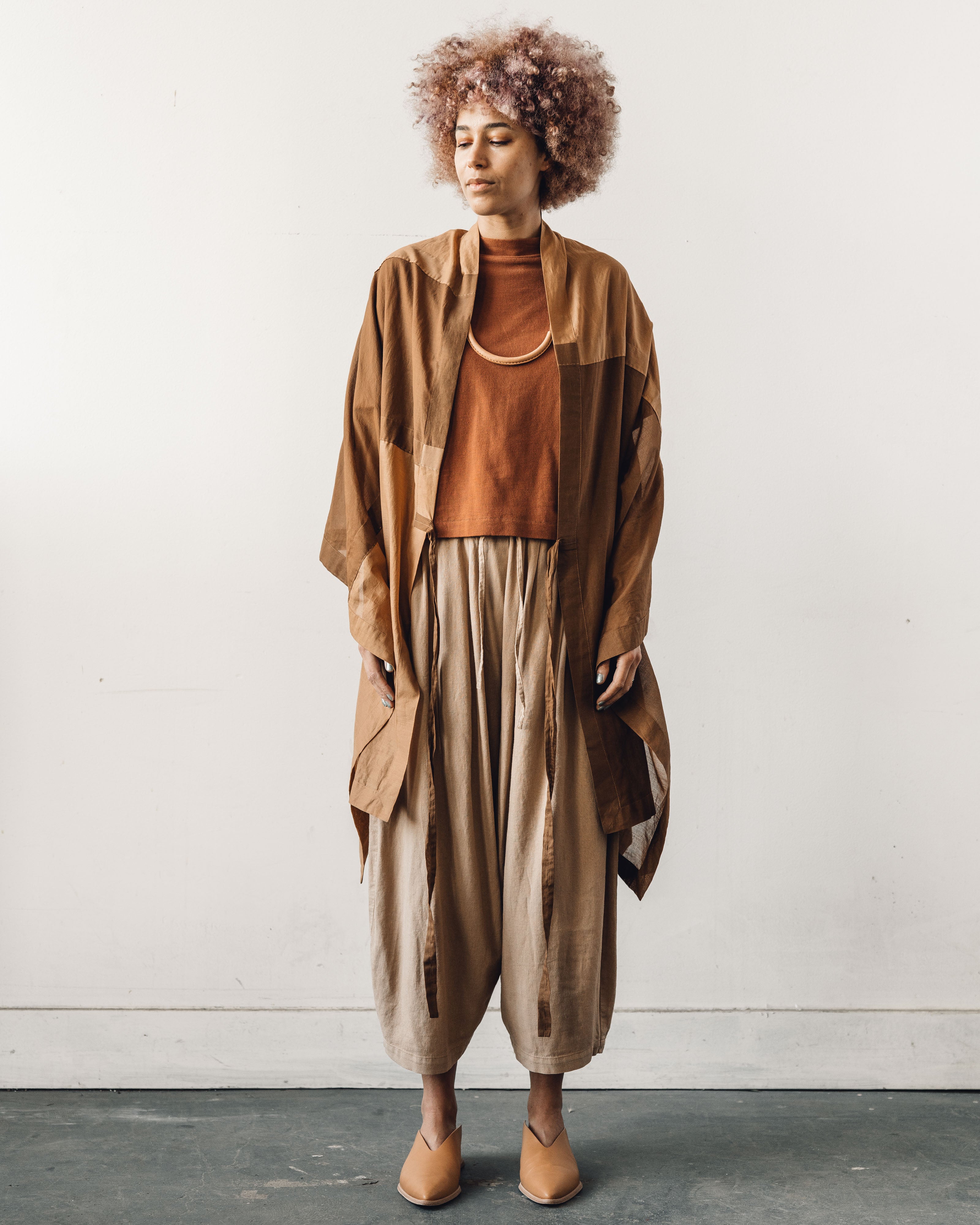 小物 JAN-JAN VAN ESSCHE Wrap Scarf (Madras) JAN-JAN VAN ESSCHE SCARF#33 Wrap Scarf Madrasⅱ Sand-Green