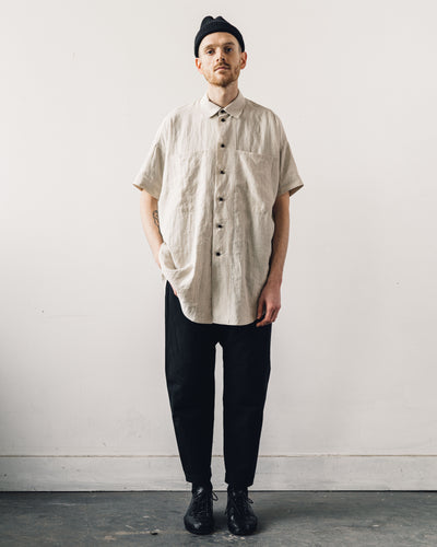 Jan-Jan Van Essche Unisex Shirt #84, Natural Mele Linen