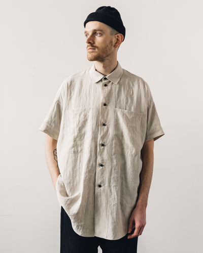 Jan-Jan Van Essche Unisex Shirt #84, Natural Mele Linen