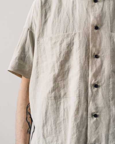 Jan-Jan Van Essche Unisex Shirt #84, Natural Mele Linen