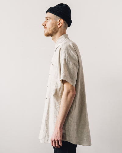 Jan-Jan Van Essche Unisex Shirt #84, Natural Mele Linen
