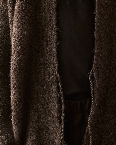 Jan-Jan Van Essche Cardigan Knit #58, Dark Brown