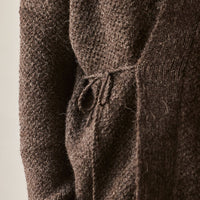 Jan-Jan Van Essche Cardigan Knit #58, Dark Brown