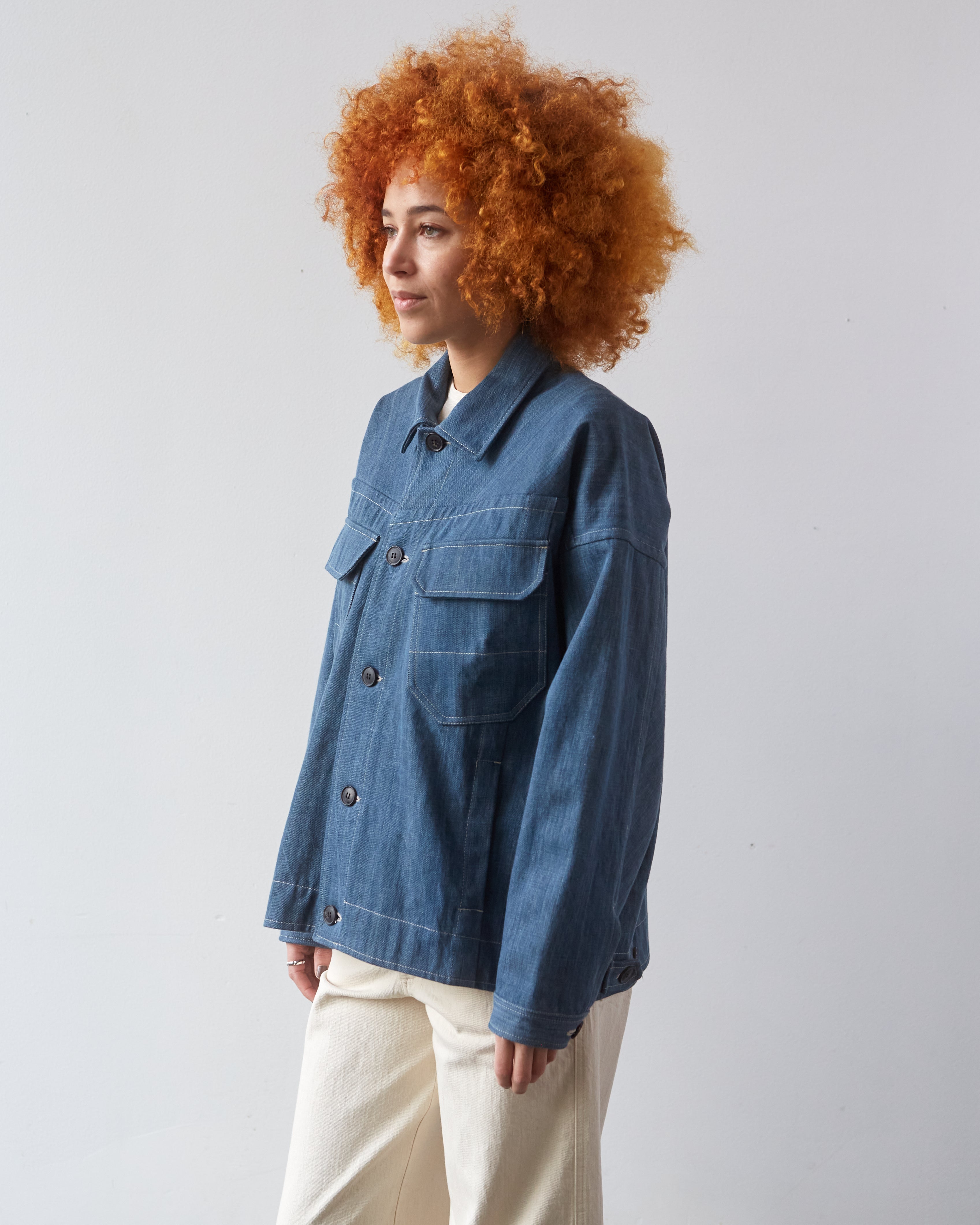 Jan-Jan Van Essche Jacket #47, Indigo – Glasswing