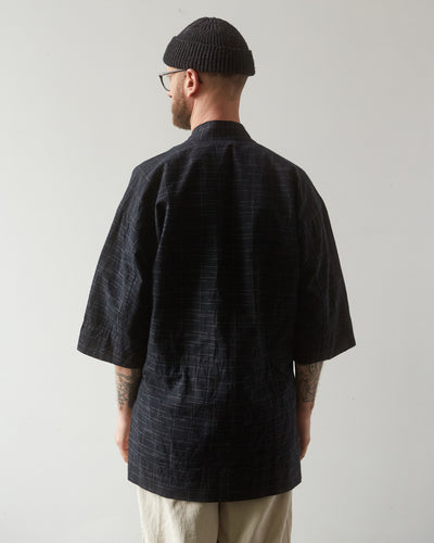 Jan-Jan Van Essche Unisex Kimono #10, Black Kasuri