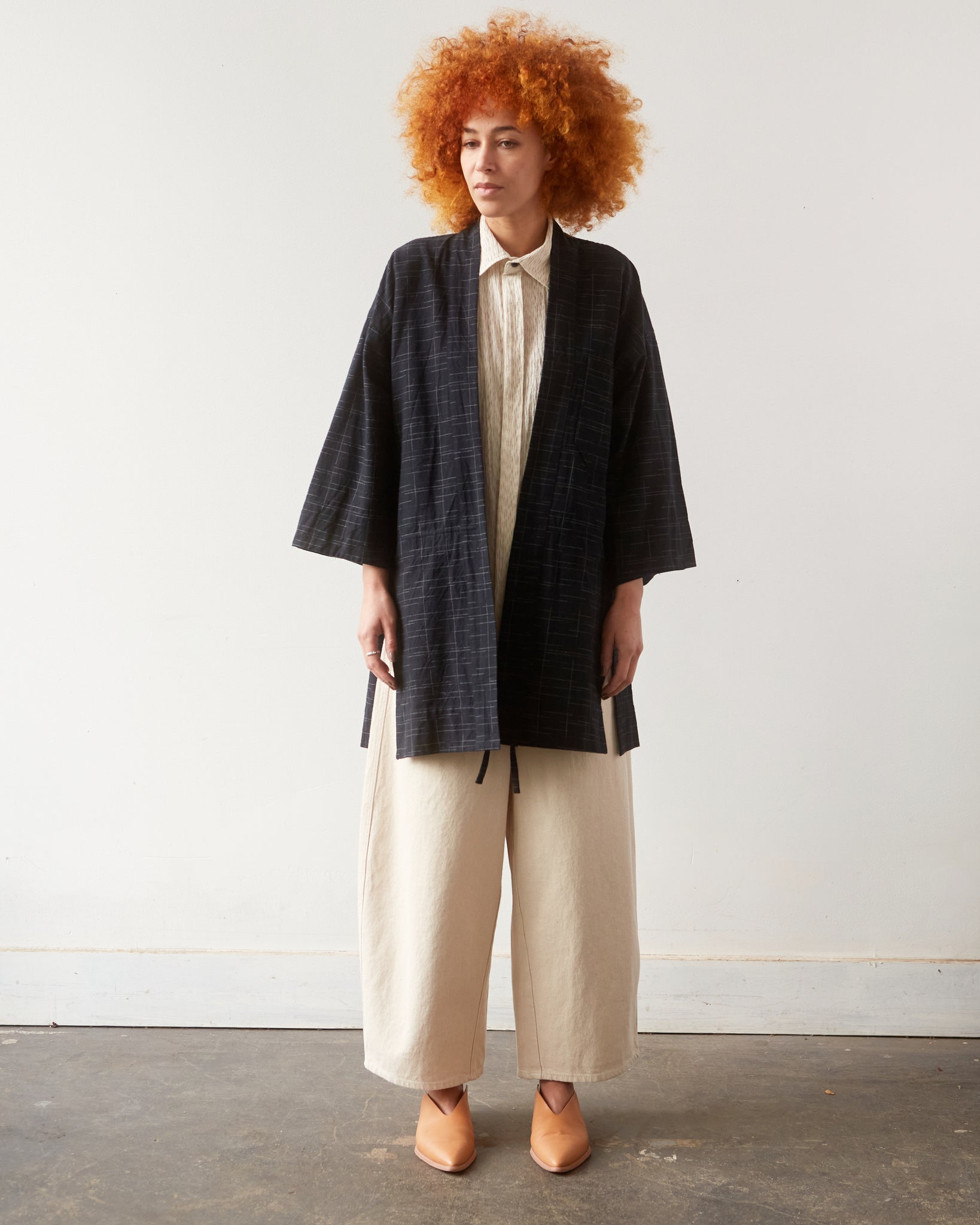 Jan-Jan Van Essche Kimono #10, Black Kasuri | Glasswing