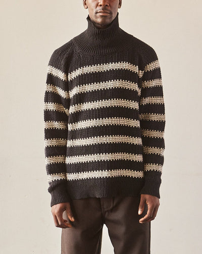 Jan-Jan Van Essche Knit #57, Black Natural Stripe